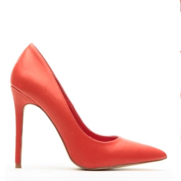 Shoe Republic LA Pointy Toe Caged Lace-Up Pump